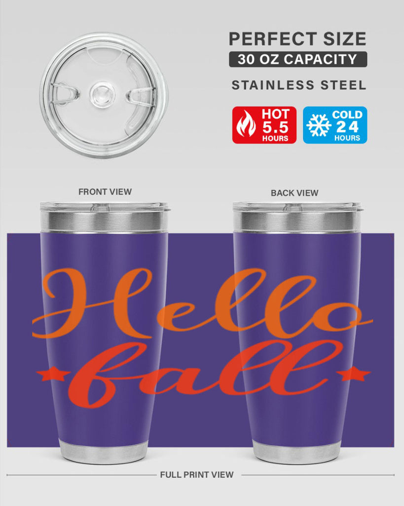 Hello Fall Design 278#- fall- Tumbler