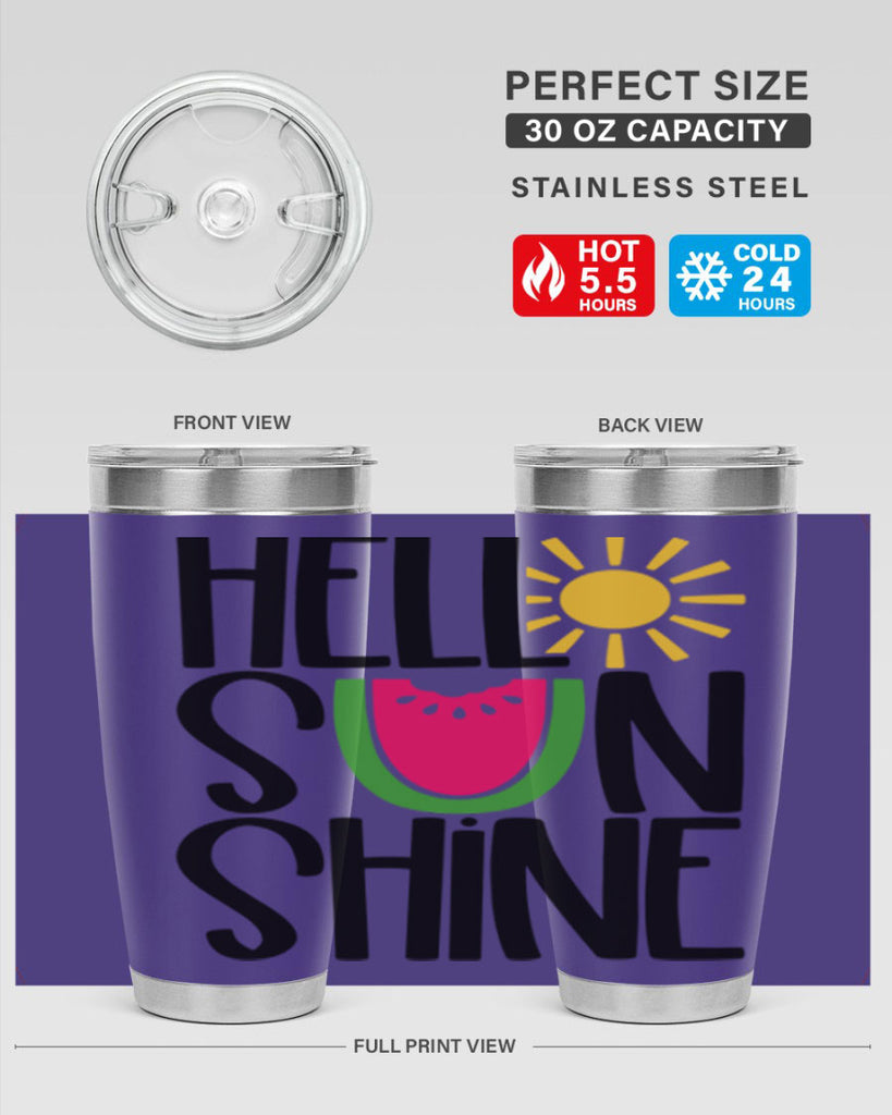 Hello Sunshine Style 37#- summer- Tumbler