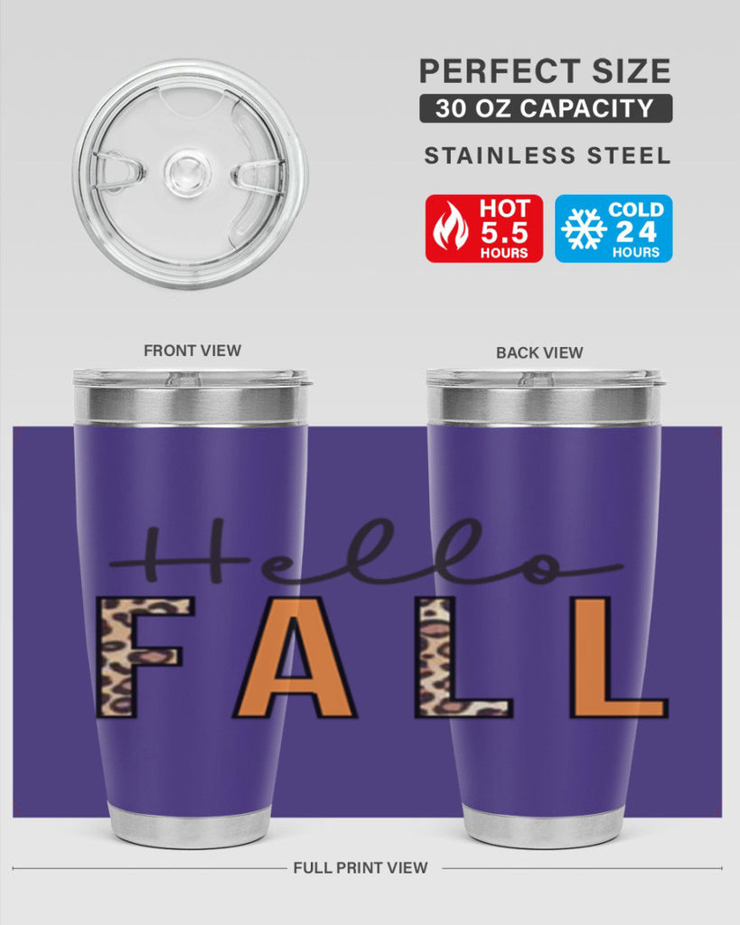 Hello fall 276#- fall- Tumbler