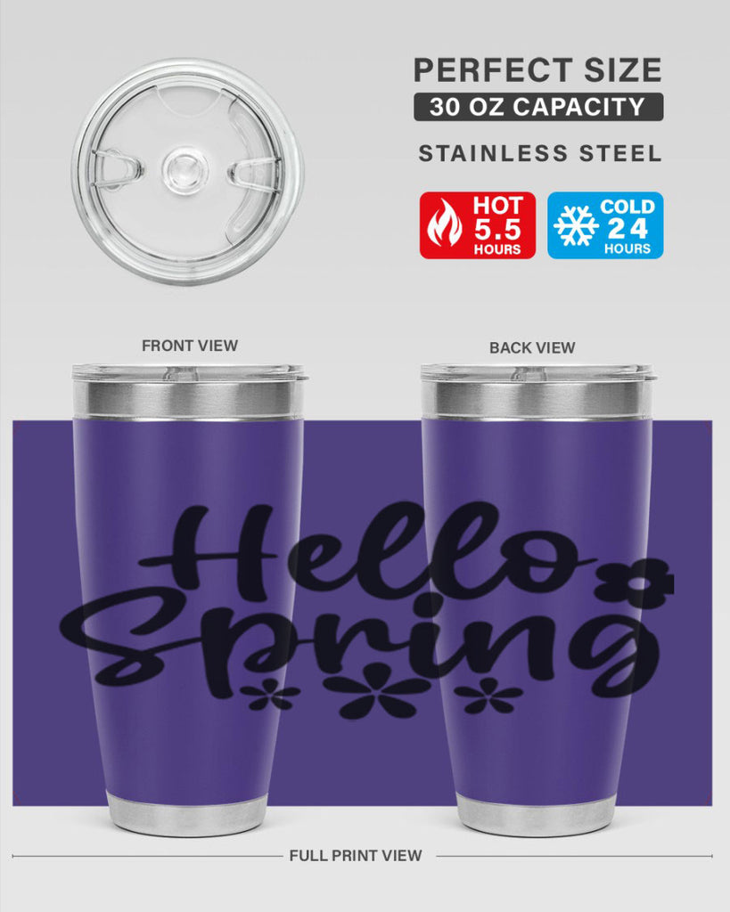 Hello spring  design 232#- spring- Tumbler