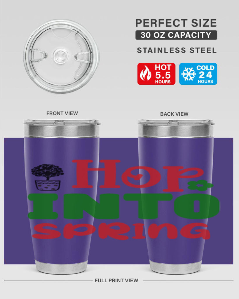 Hop into Spring 251#- spring- Tumbler