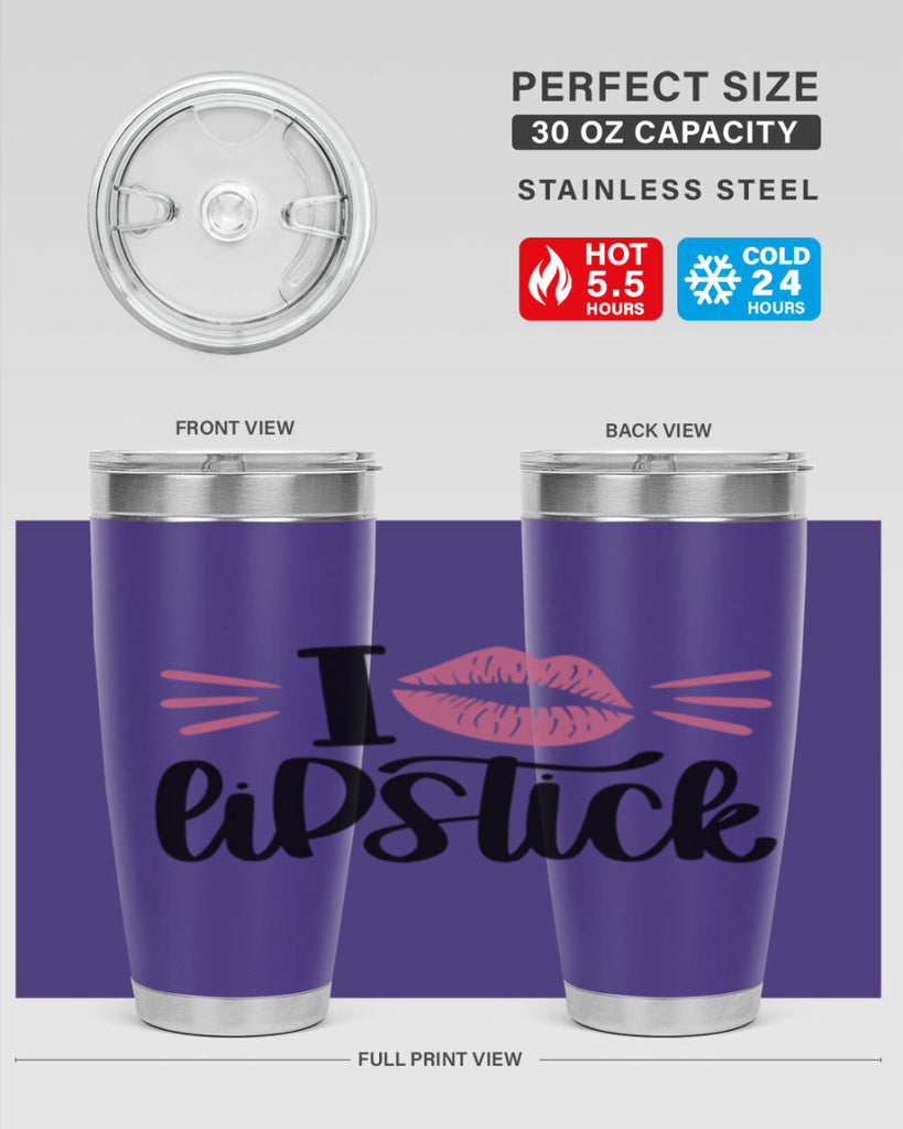I Love Lipstick Style 86#- make up- Tumbler