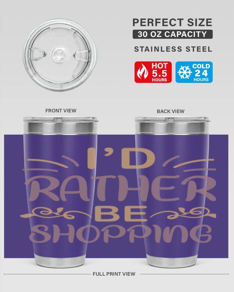 Id Rather Be Shopping 109#- fashion- Cotton Tank