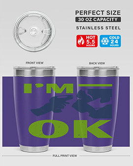 Im ok Style 30#- corona virus- Tumbler