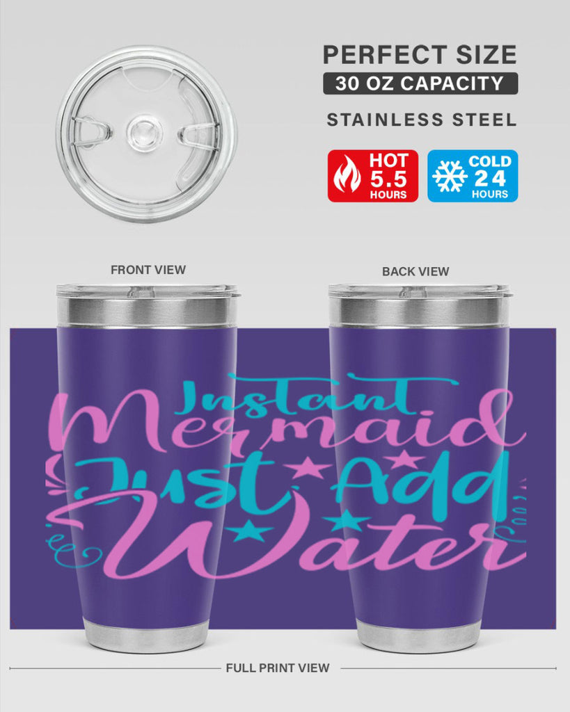 Instant Mermaid Just Add Water 271#- mermaid- Tumbler