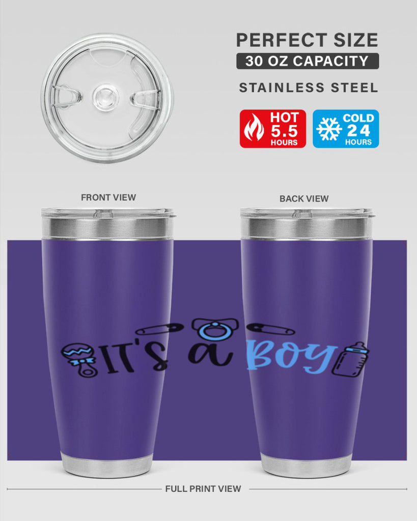 Its A Boy Style 80#- baby- tumbler