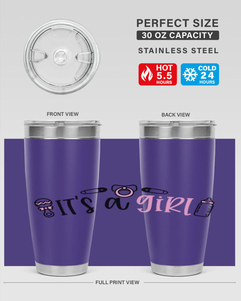 Its A Girl Style 78#- baby- tumbler