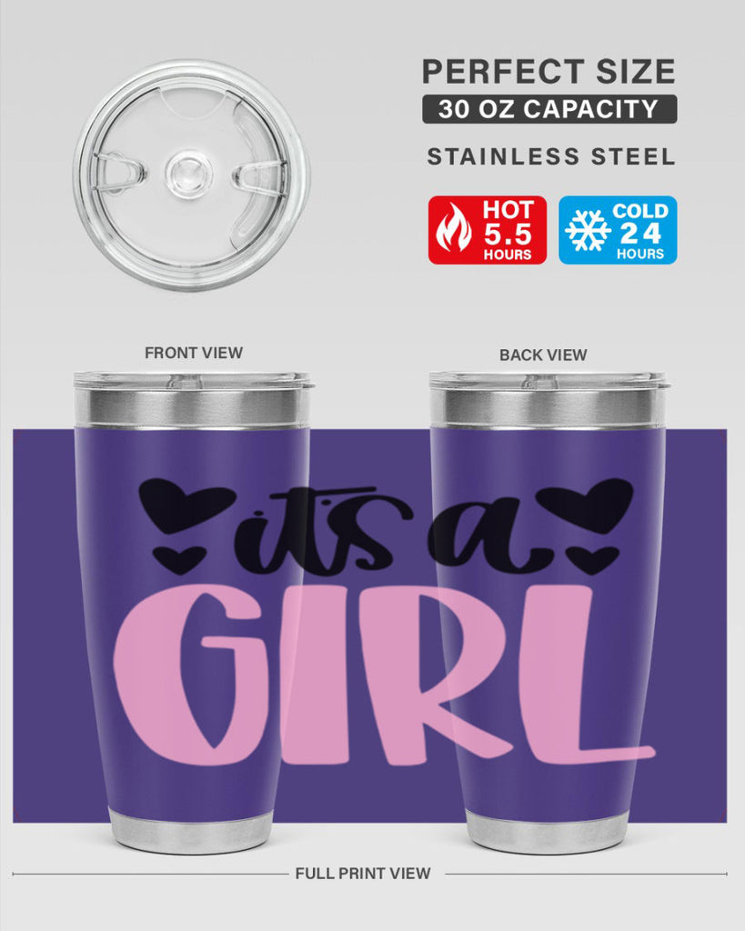 Its A Girl Style 79#- baby- tumbler
