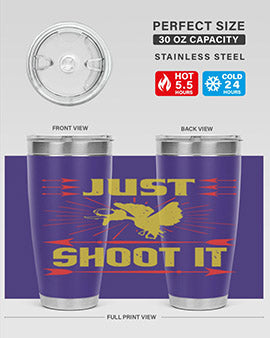 Just shoot it Style 32#- duck- Tumbler