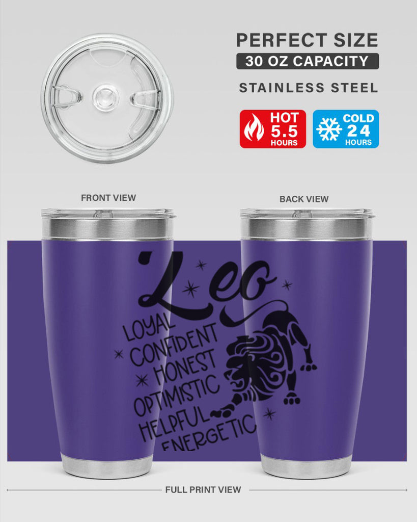 Leo 282#- zodiac- Tumbler