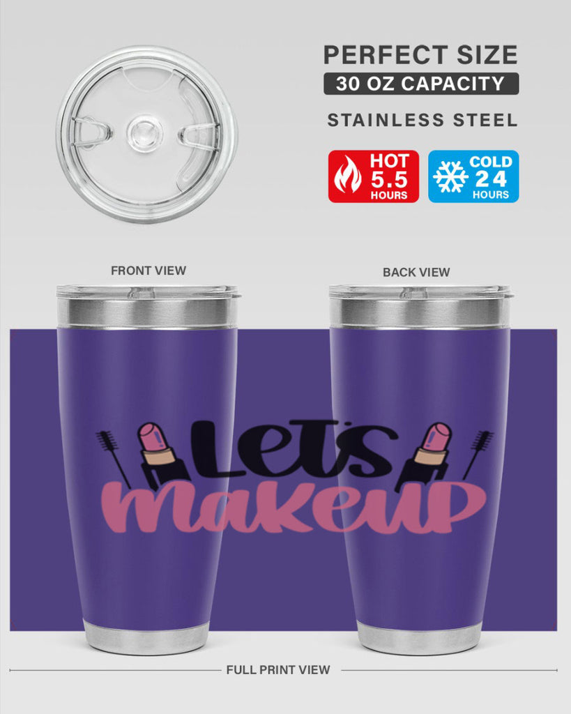 Let∩s Makeup Style 62#- make up- Tumbler
