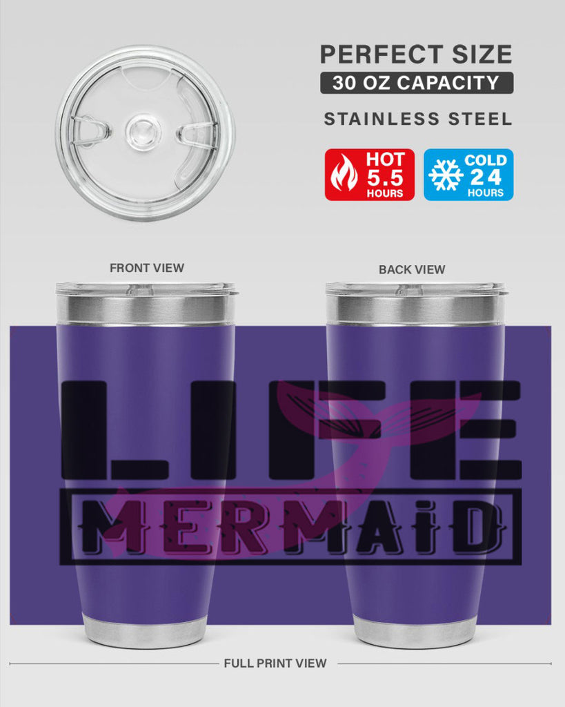 Life mermaid 303#- mermaid- Tumbler