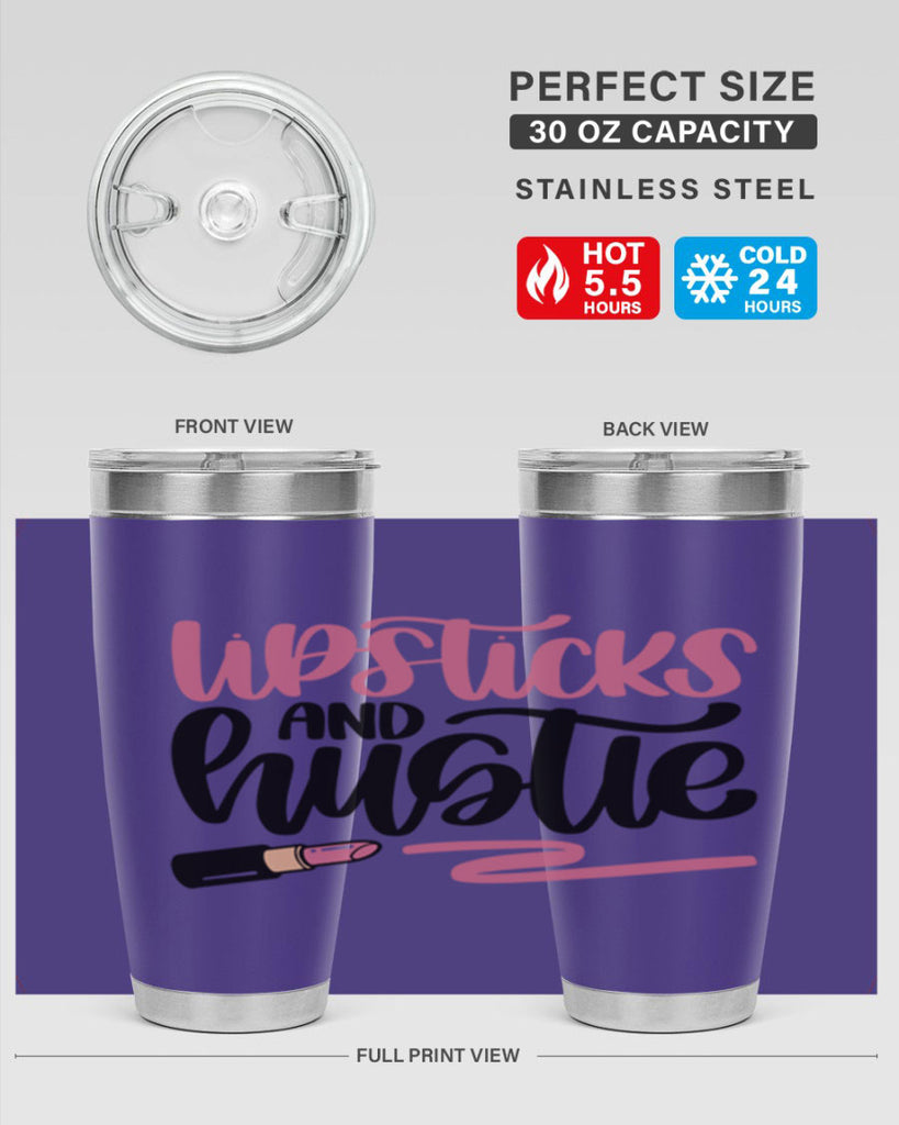 Lipstick And Hustie Style 58#- make up- Tumbler