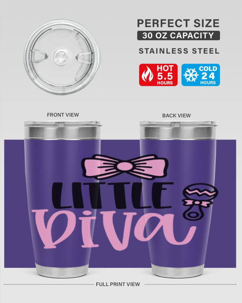 Little Diva Style 63#- baby- tumbler