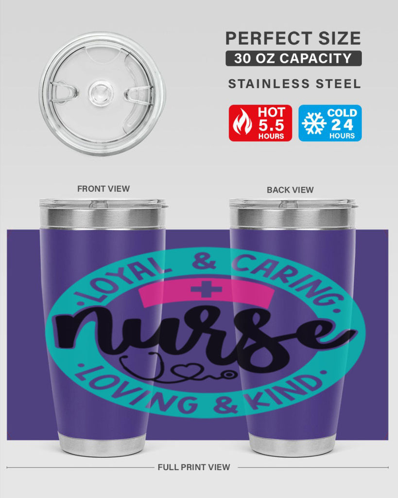 Loyal Caring Nurse Loving Kind Style Style 133#- nurse- tumbler