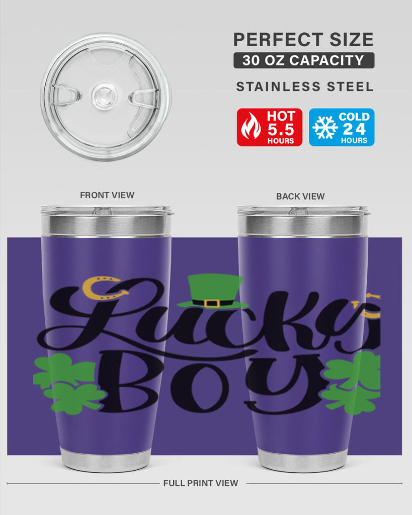 Lucky Boy Style 59#- St Patricks Day- Tumbler