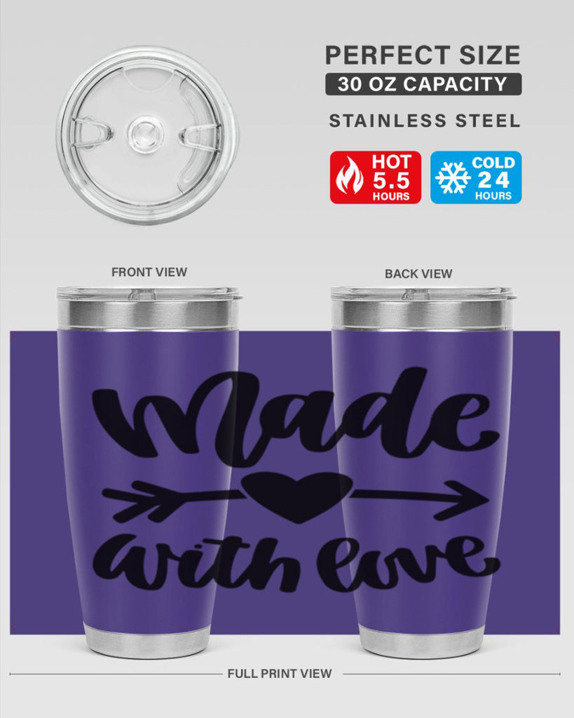 Made With Love Style 52#- baby- tumbler