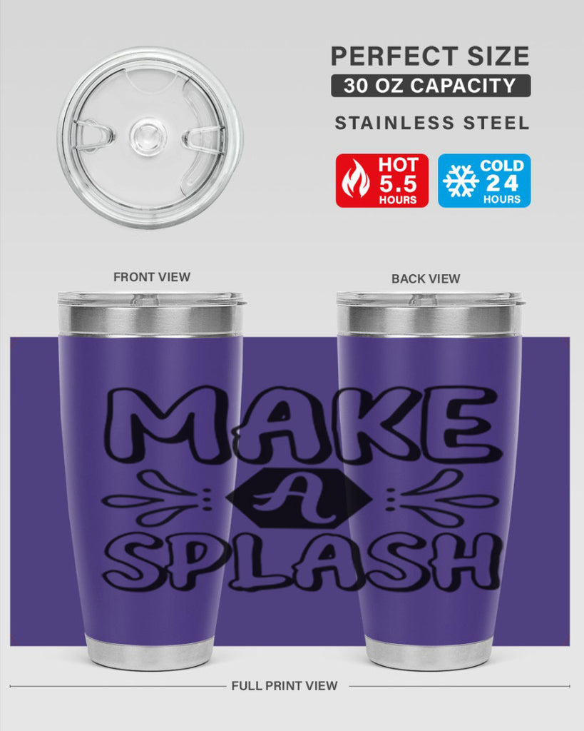 Make a splash 310#- mermaid- Tumbler