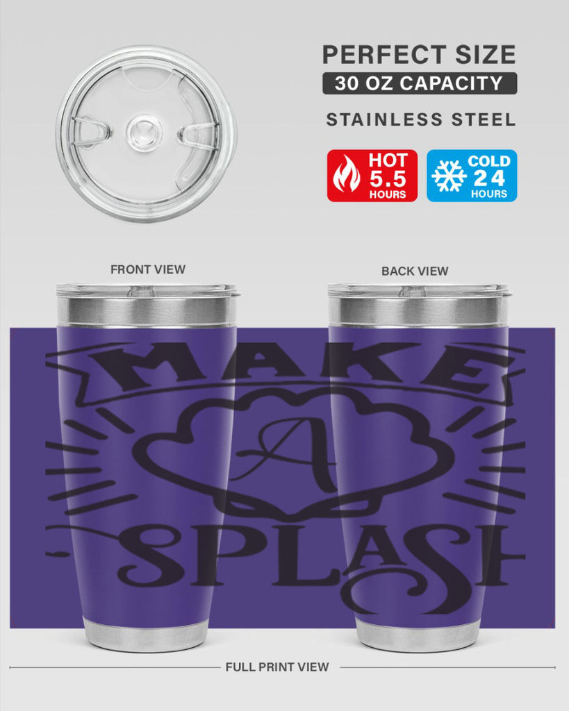 Make a splash 312#- mermaid- Tumbler