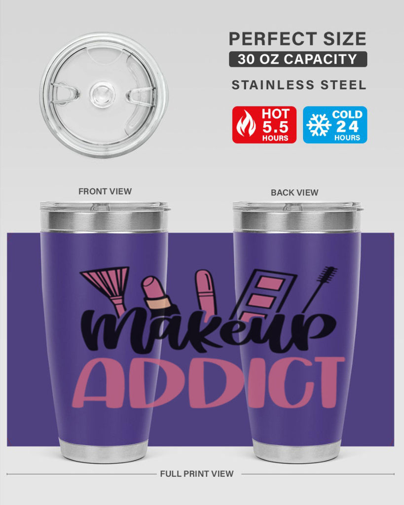 Makeup Addict Style 55#- make up- Tumbler