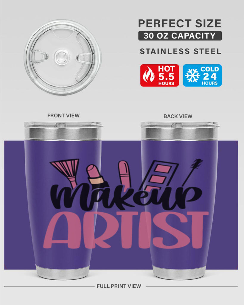 Makeup Artist Style 52#- make up- Tumbler