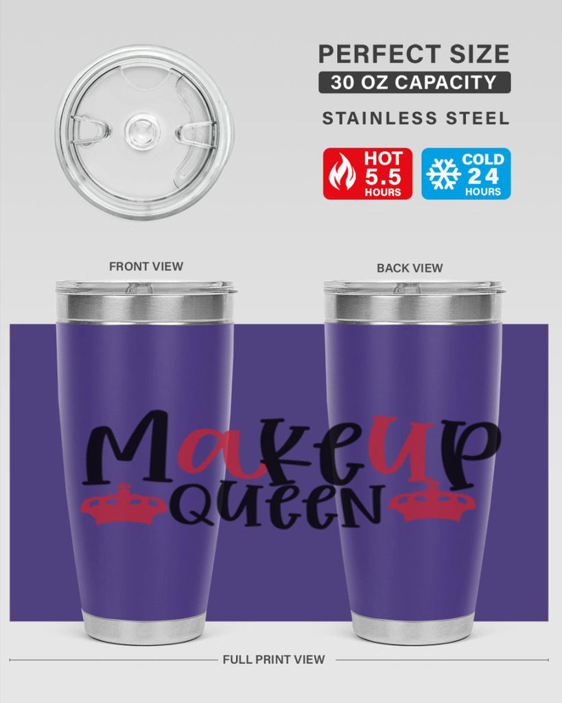 Makeup Queen design Style 223#- make up- Tumbler