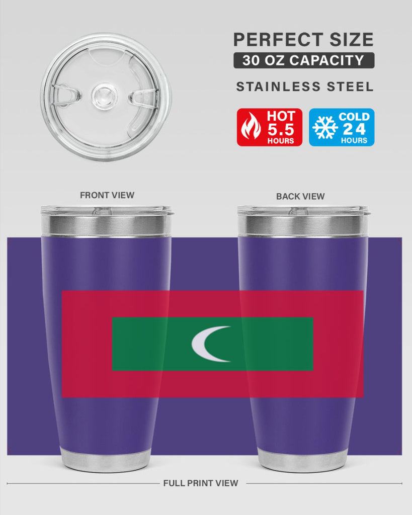 Maldives 93#- world flags- Tumbler