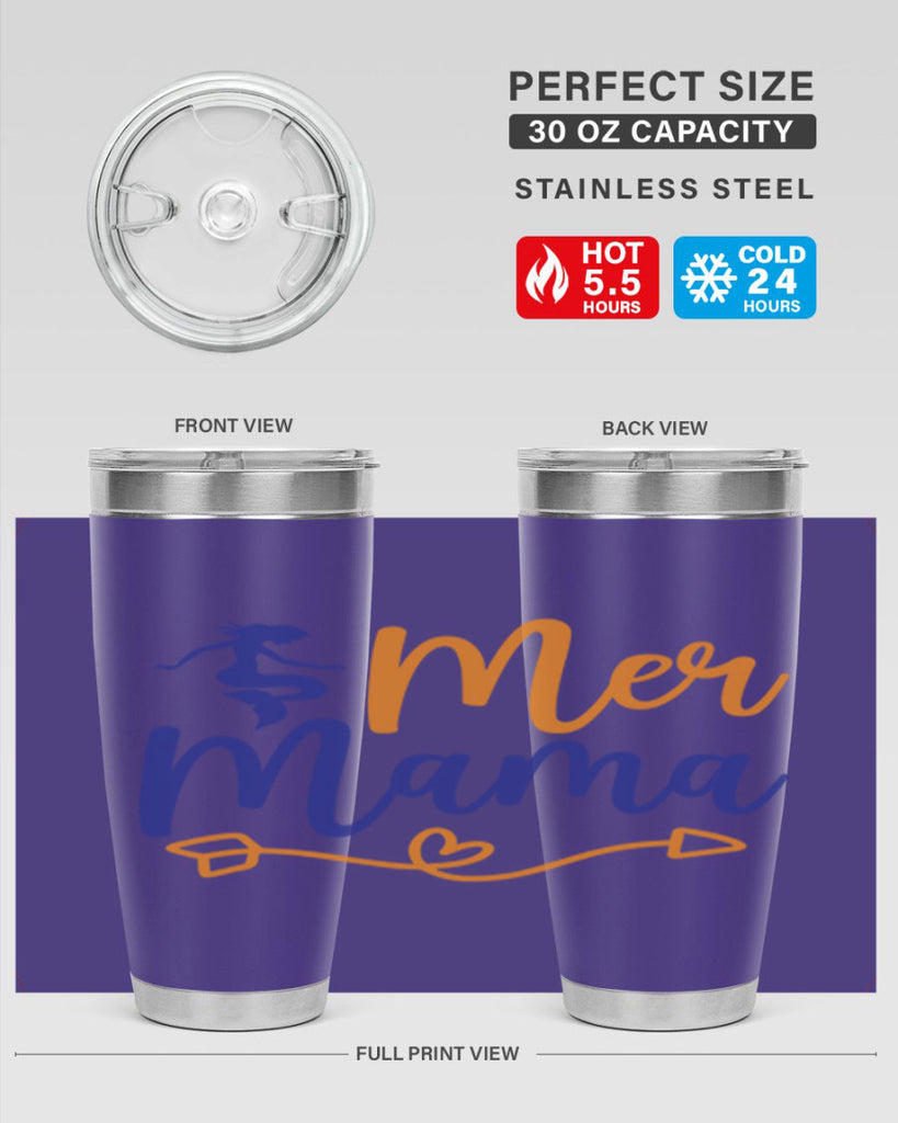 Mer Mama 331#- mermaid- Tumbler