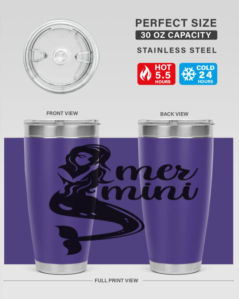 Mer mini 352#- mermaid- Tumbler