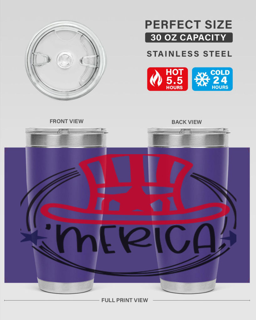 Merica Style 138#- Fourt Of July- Tumbler