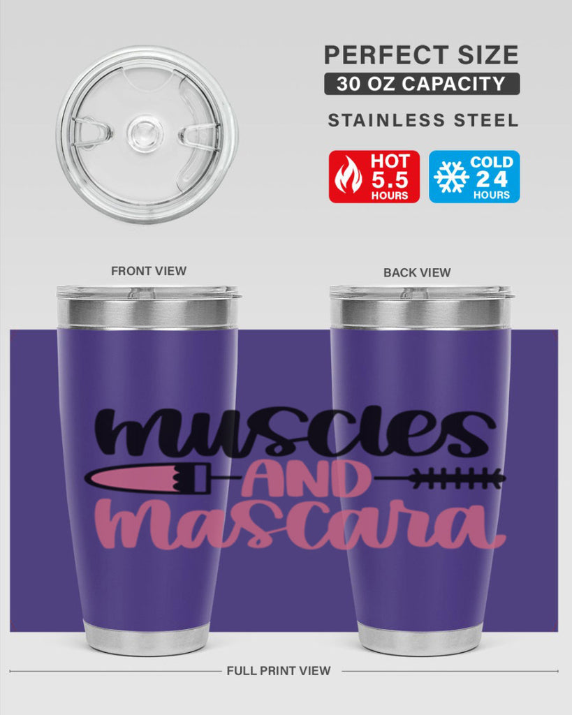 Muscles And Mascara Style 35#- make up- Tumbler