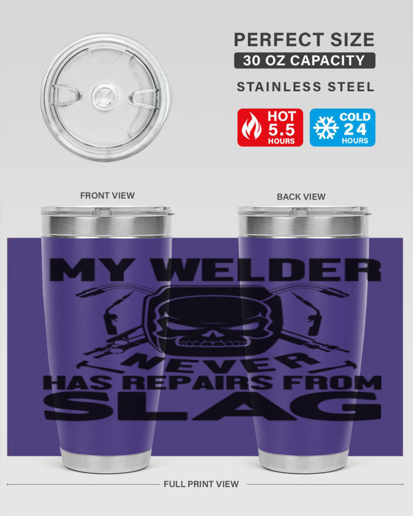My welder never Style 7#- welder- tumbler