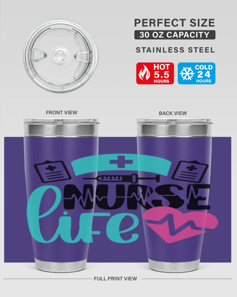 Nurse Life Style Style 106#- nurse- tumbler