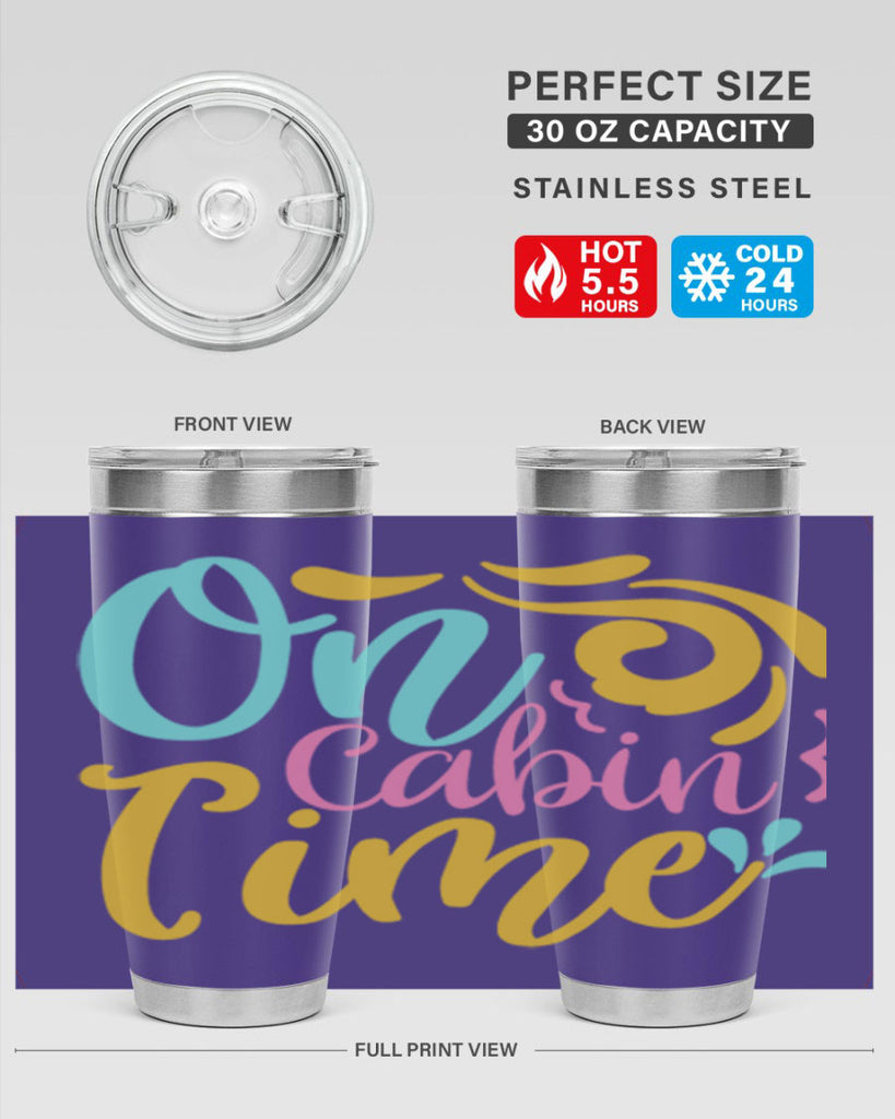ON CABIN TIME Style 59#- summer- Tumbler