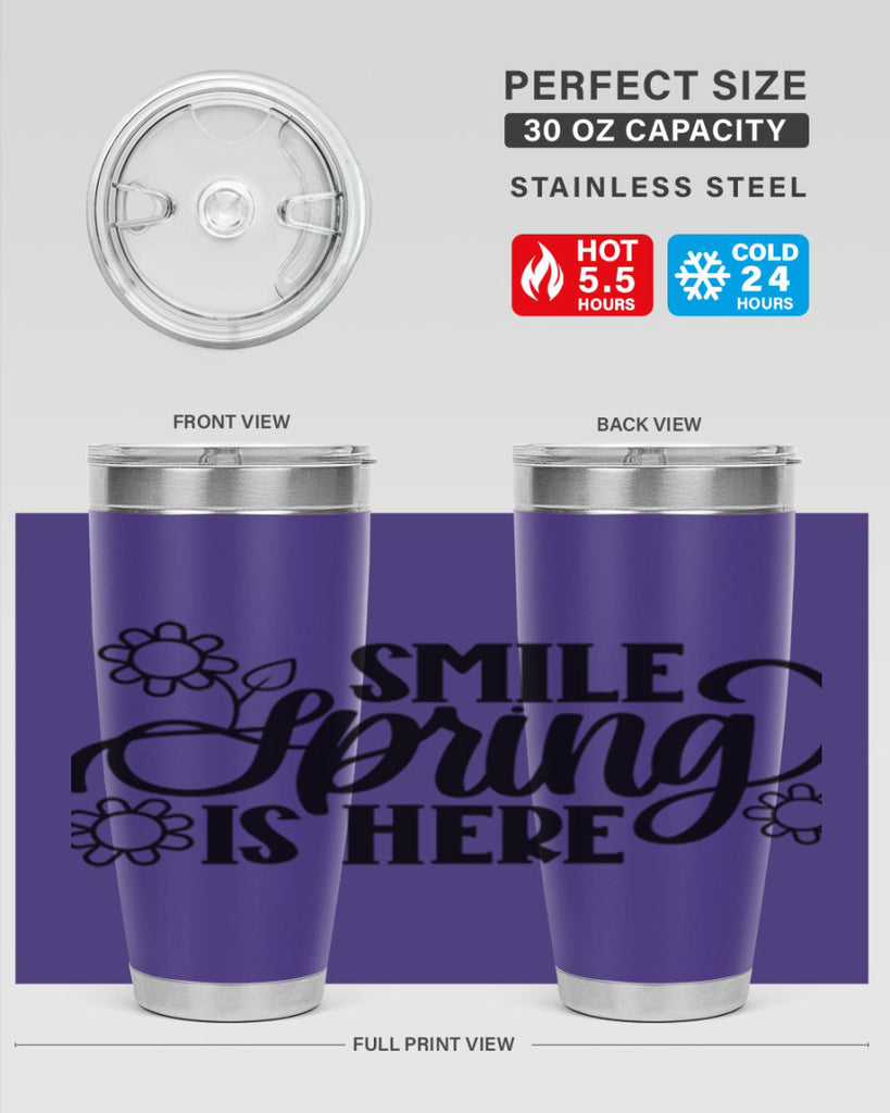 PNG_Smile Spring Is Here395#- spring- Tumbler