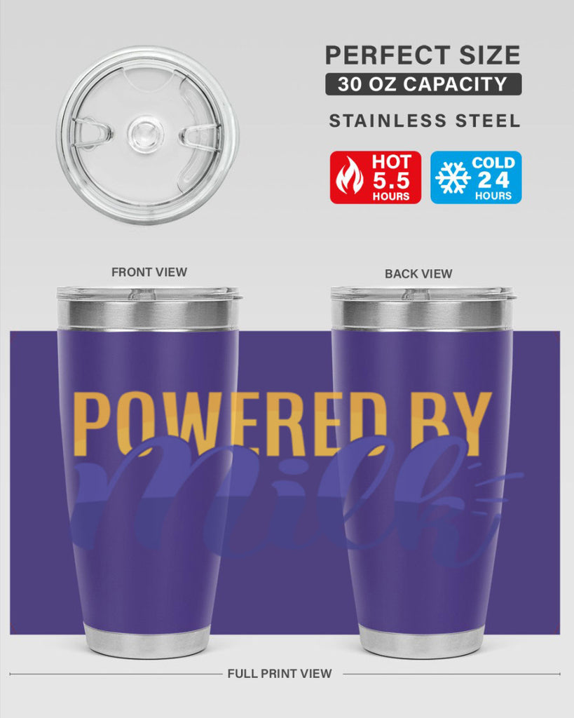 Powered By Milk Style 204#- baby- tumbler