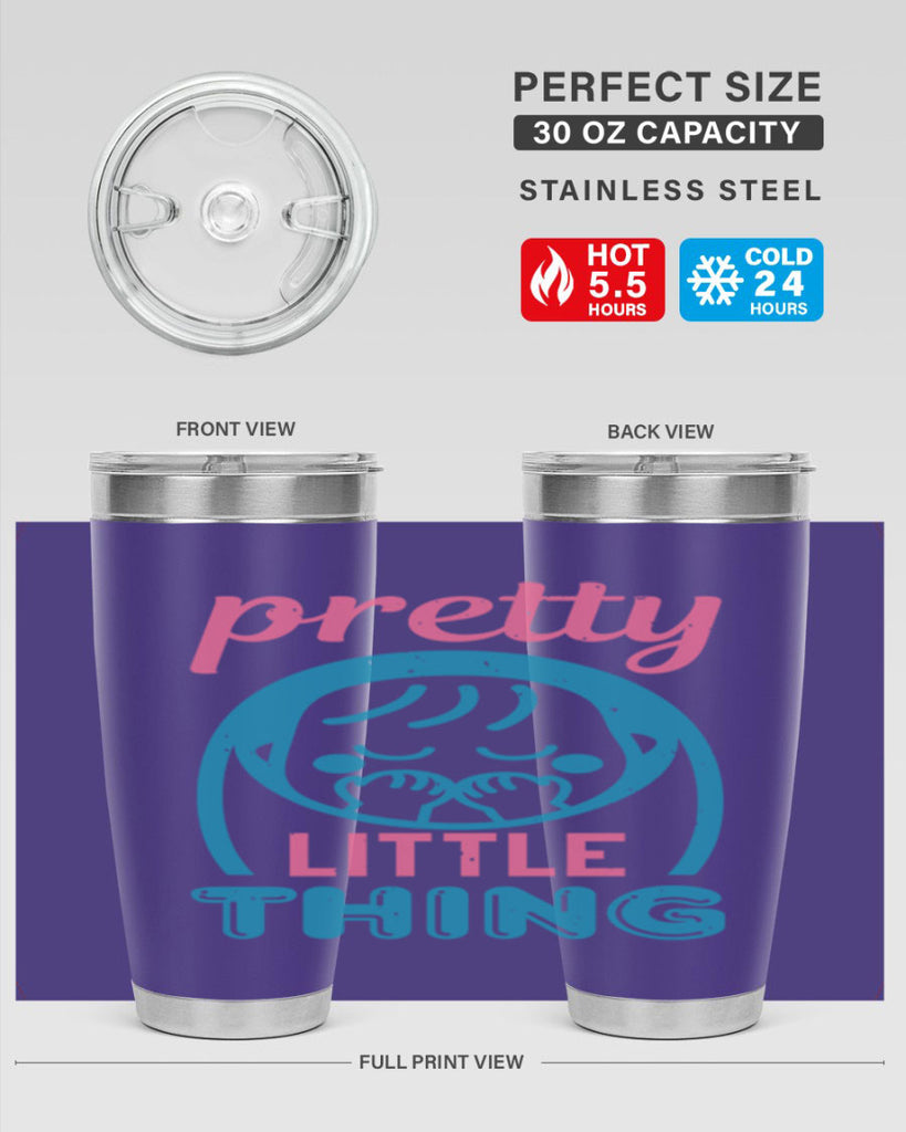 Pretty little Thing Style 19#- baby shower- tumbler