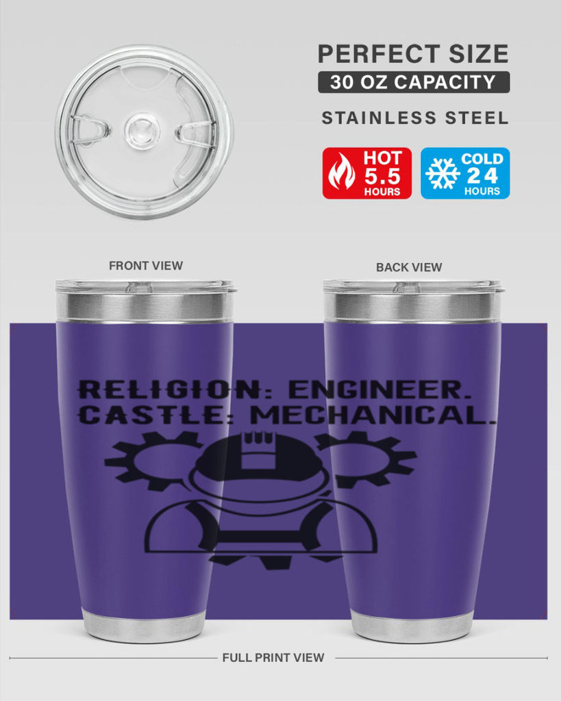 Religion Style 5#- engineer- tumbler