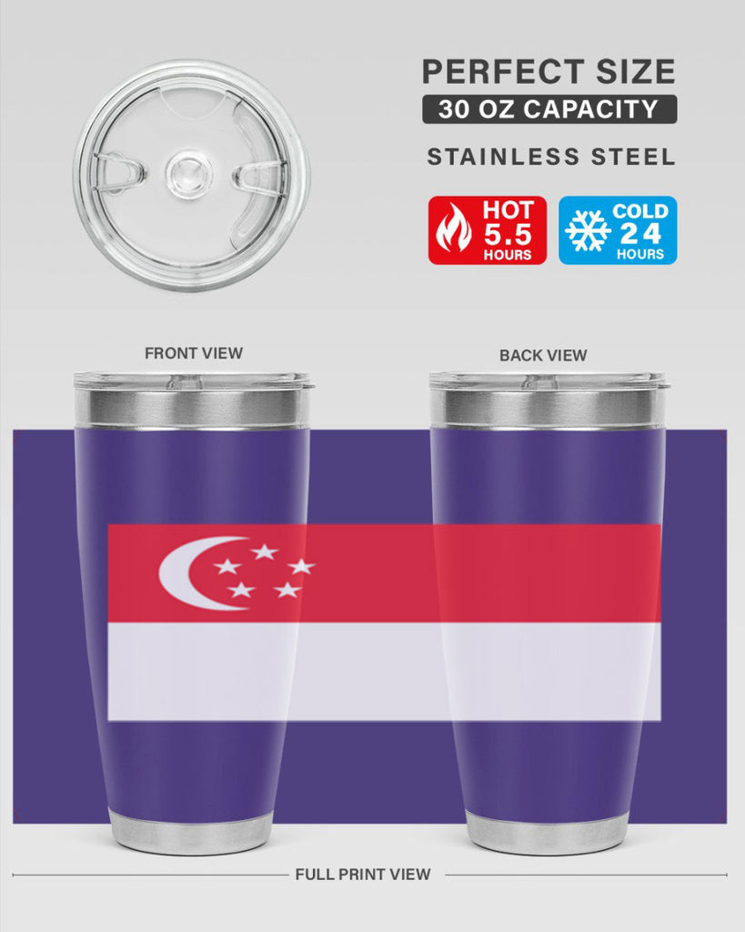 Singapore 41#- world flags- Tumbler