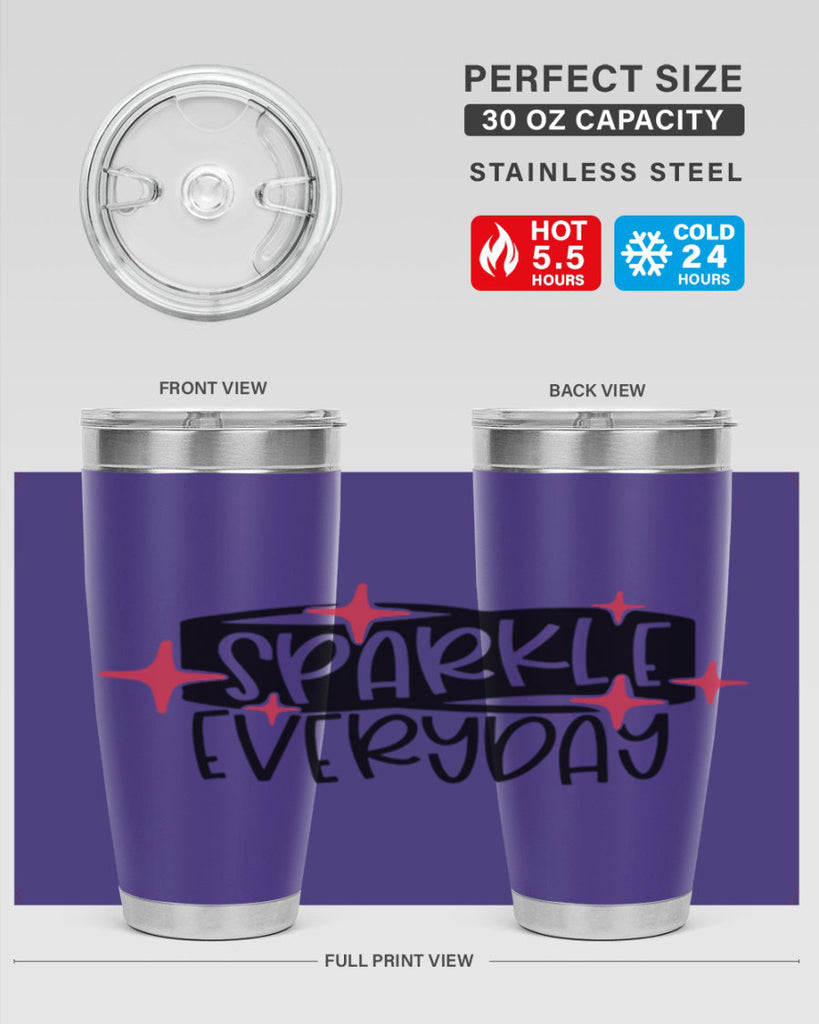Sparkle Everyday Style 20#- make up- Tumbler