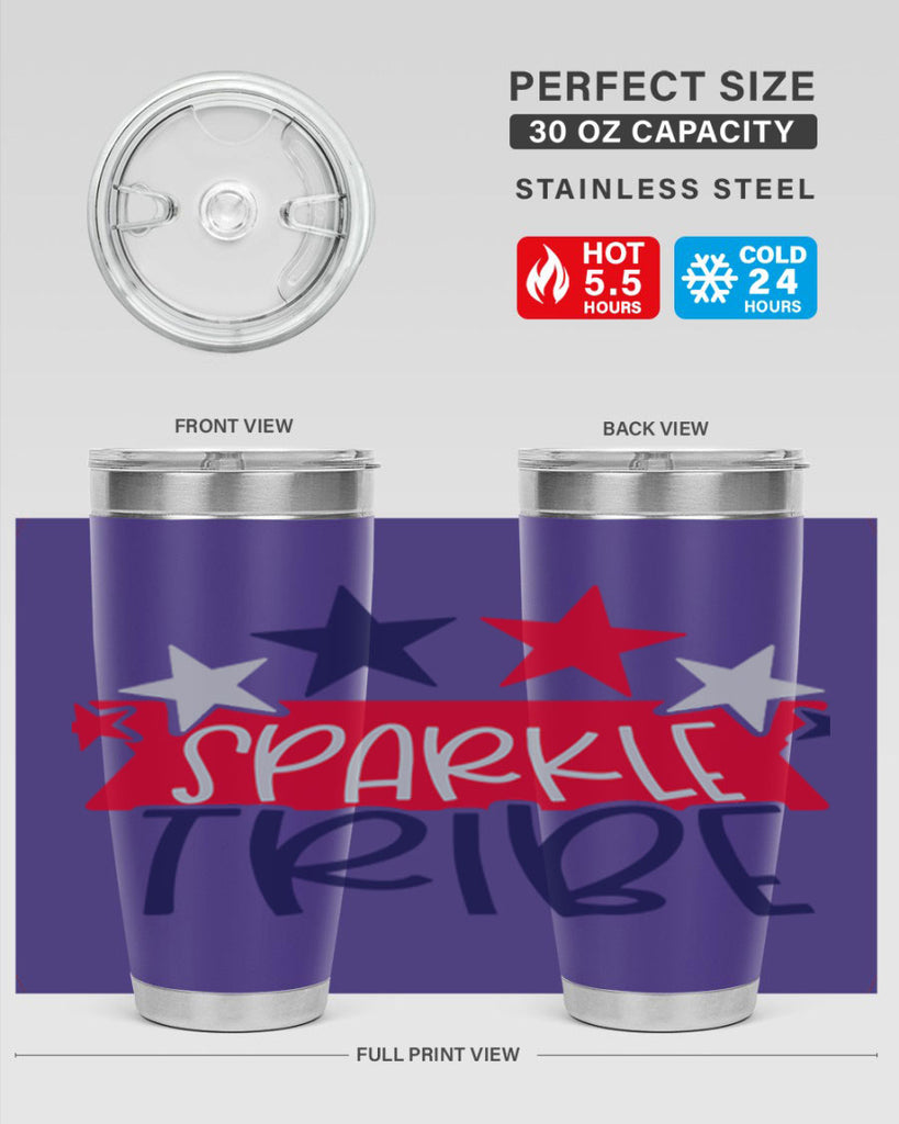 Sparkle Tribe Style 172#- Fourt Of July- Tumbler