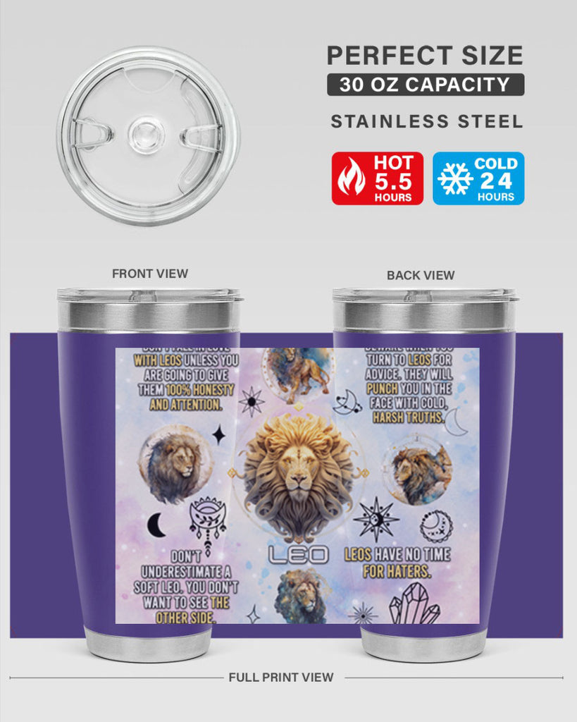 StraightLeo 473#- zodiac- Tumbler
