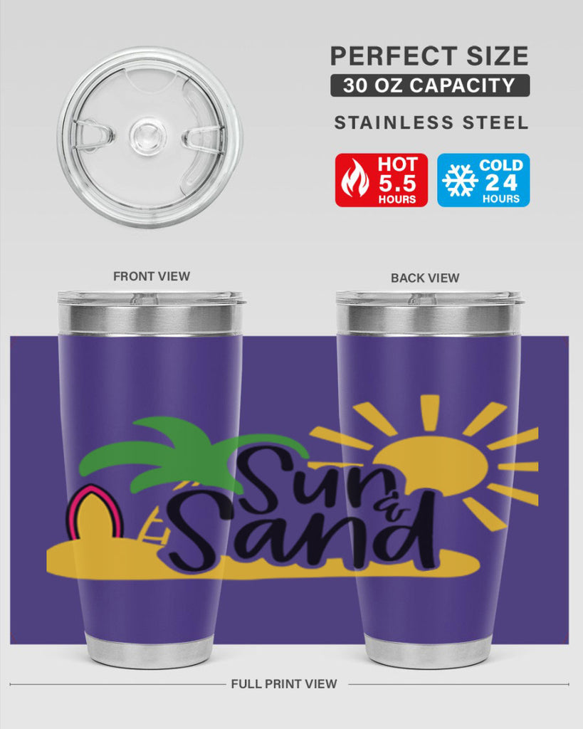 Sun Sand Style 17#- summer- Tumbler