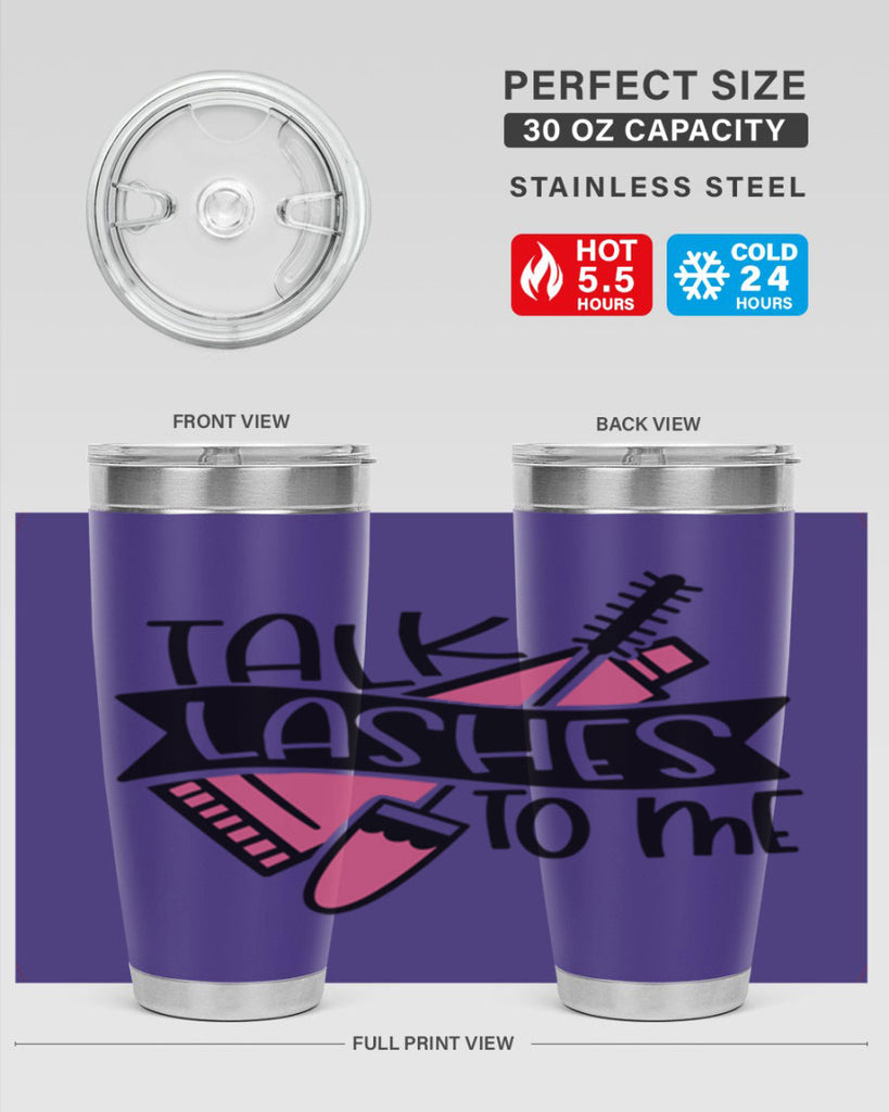 Talk Lashes To Me Style 17#- make up- Tumbler