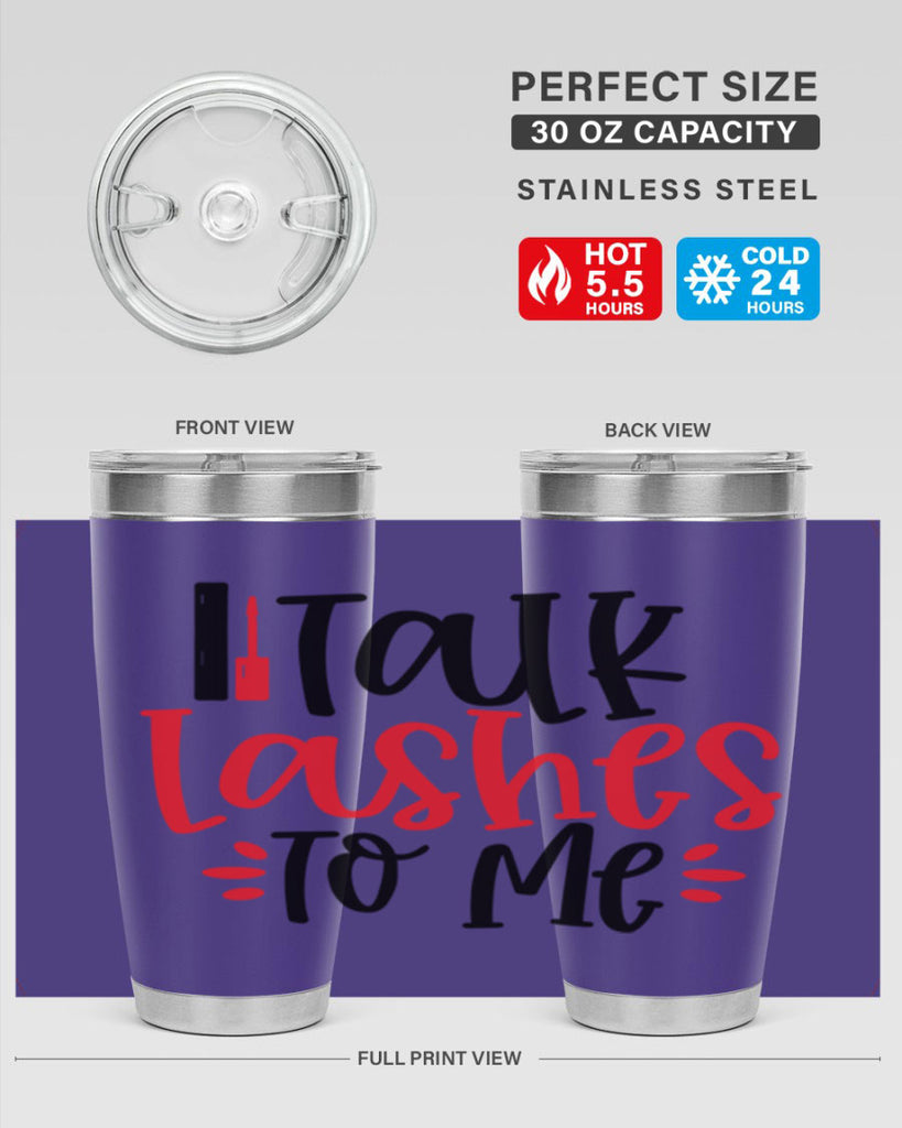 Talk Lashes To Me Style 219#- make up- Tumbler
