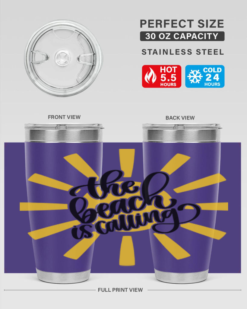 The Beachy Is Calling Style 10#- summer- Tumbler