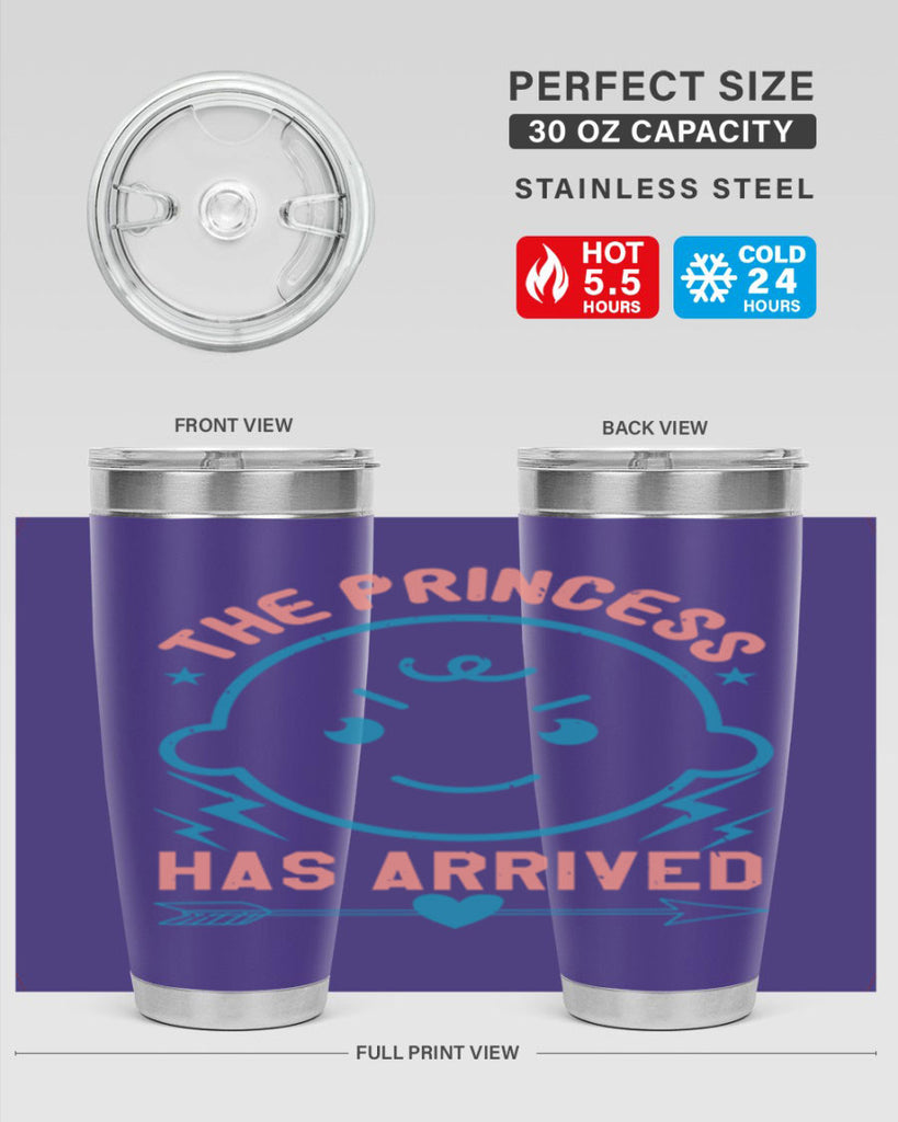 The princess has arrived Style 10#- baby shower- tumbler