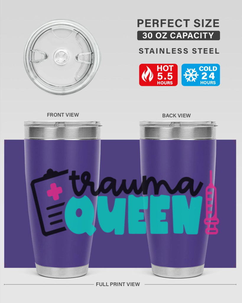 Trauma Queen Style Style 11#- nurse- tumbler