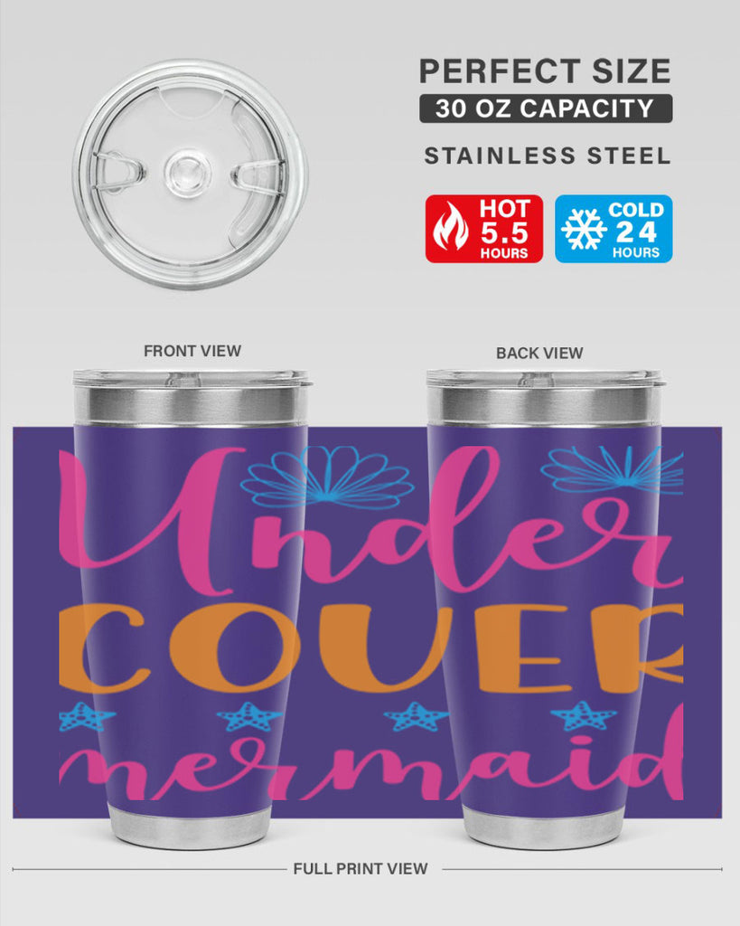 Under Cover Mermaid Design 653#- mermaid- Tumbler