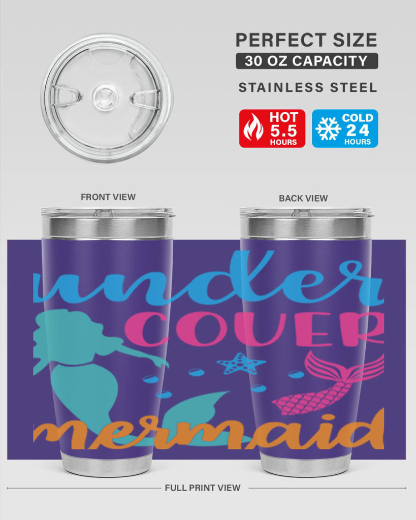 Under Cover Mermaid Design 654#- mermaid- Tumbler